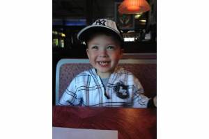 Blake at breakfast 2014